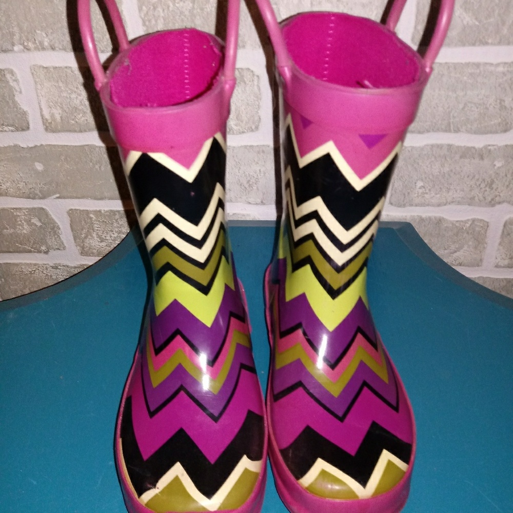 Little girls MISSONI Rainboots Sz M